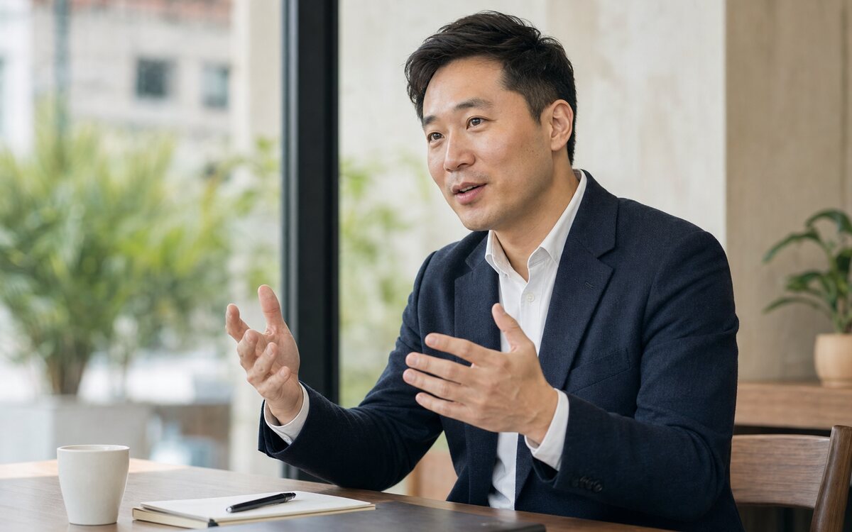 나트랑 한인회 운영위원 인터뷰 분위기의 사진