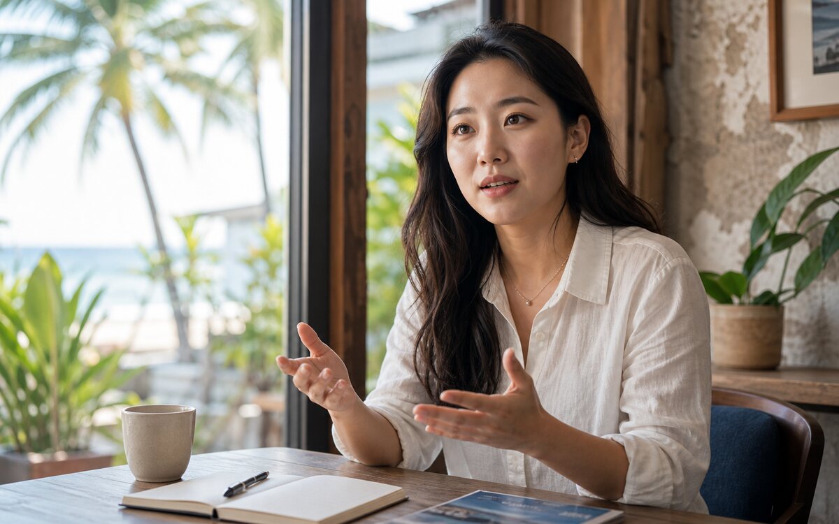 호치민 한인 법인 대표 인터뷰 분위기의 사진